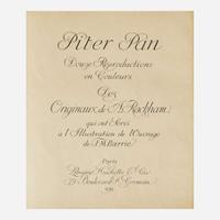 [Children's & Illustrated] [Rackham, Arthur] Piter Pan douze reproductions en couleurs...