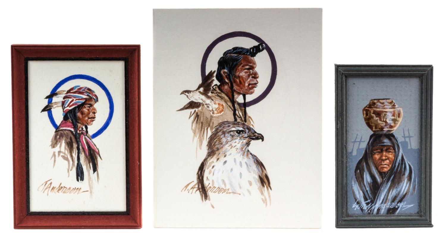 Troy Anderson, (20th Century), Portraits (three works)