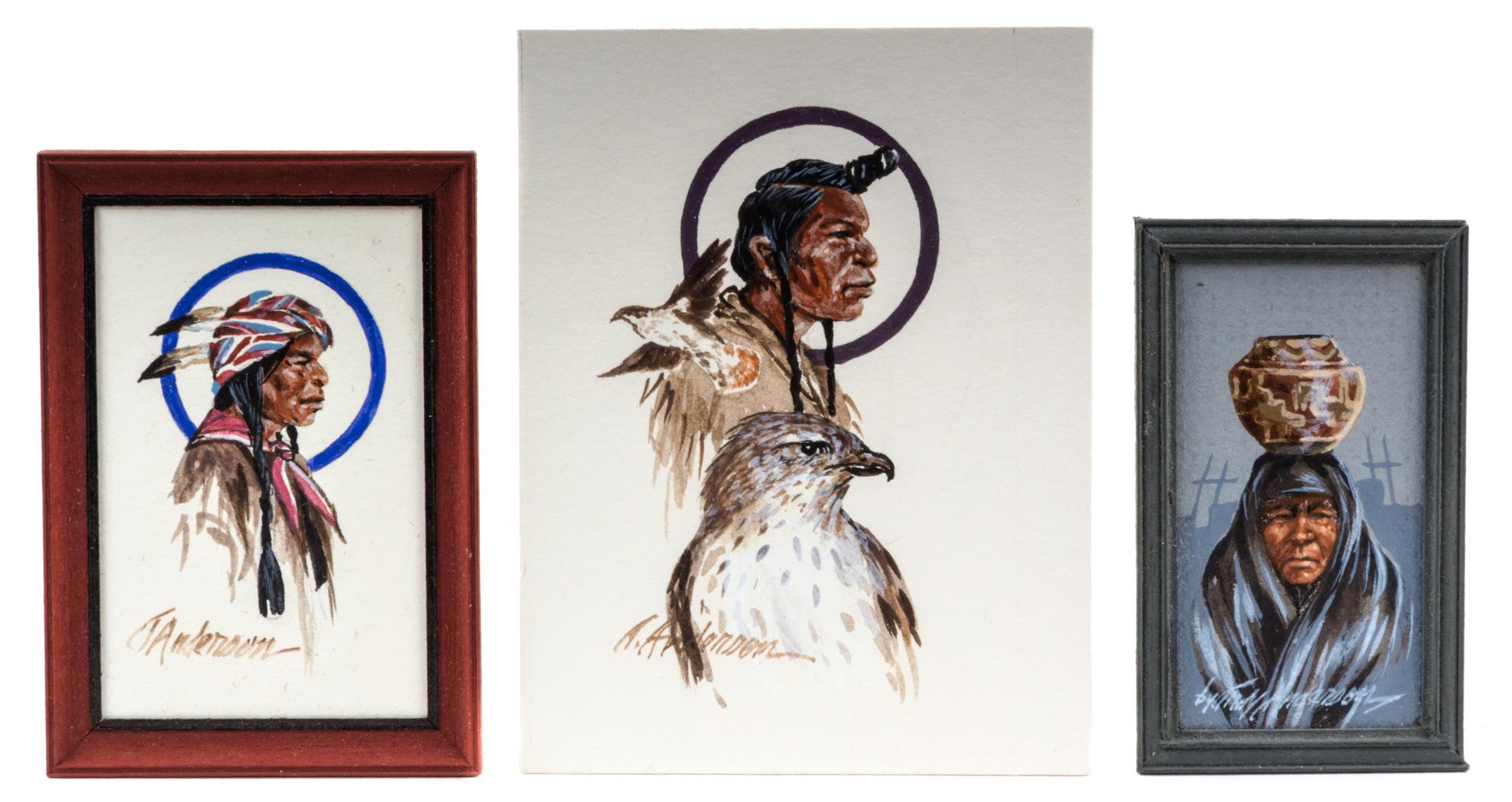 Troy Anderson, (20th Century), Portraits (three works)