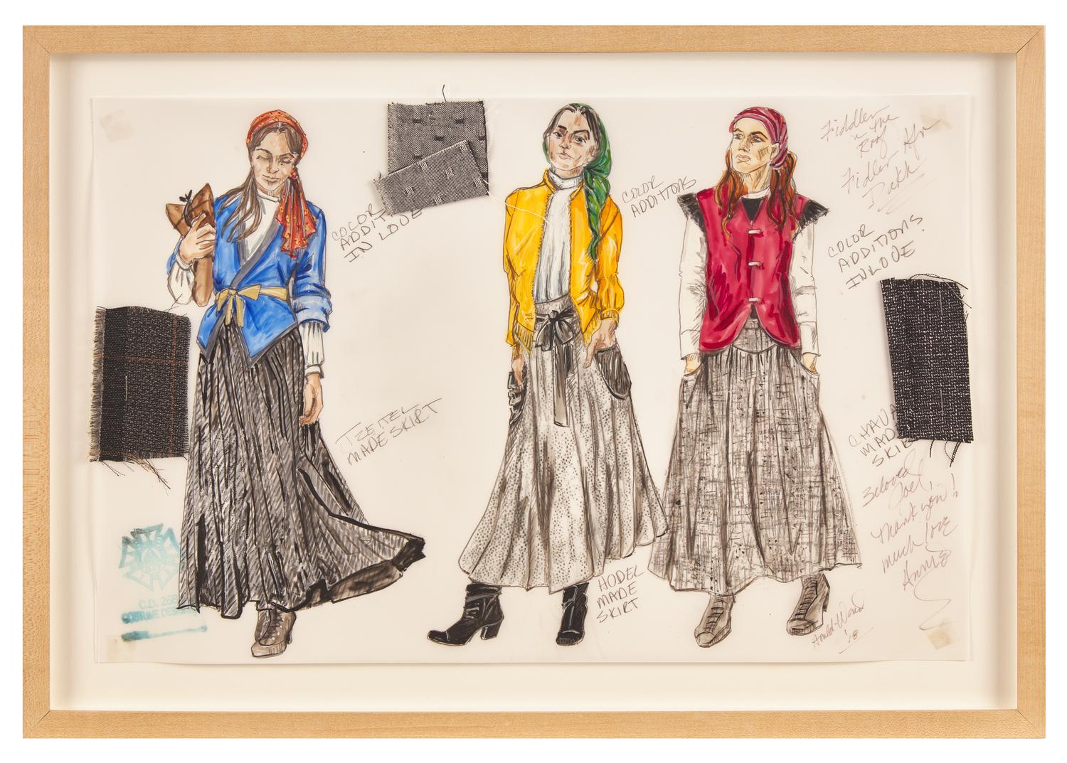 Costume Design for Fiddler on the Roof, 2018