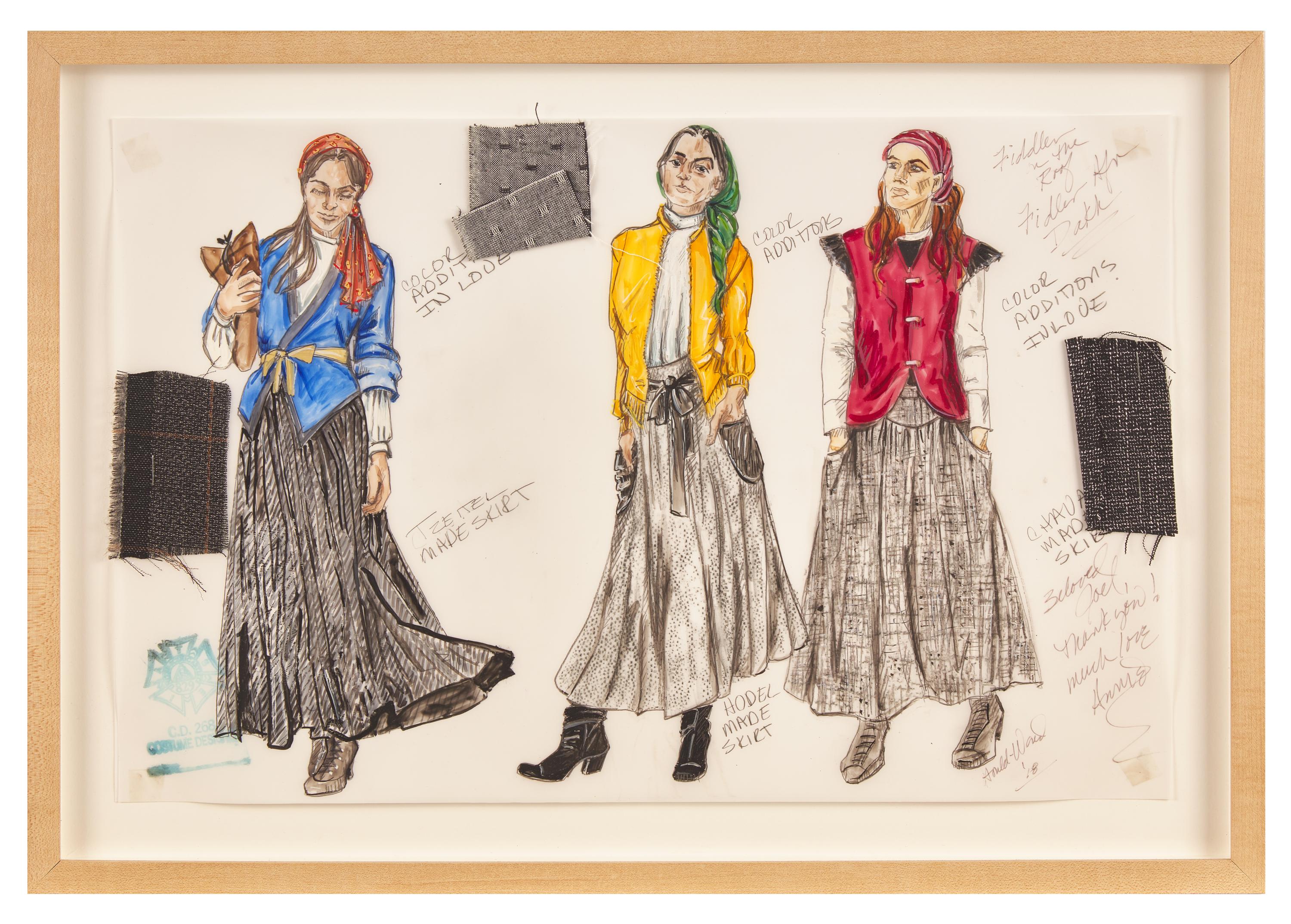 Costume Design for Fiddler on the Roof, 2018