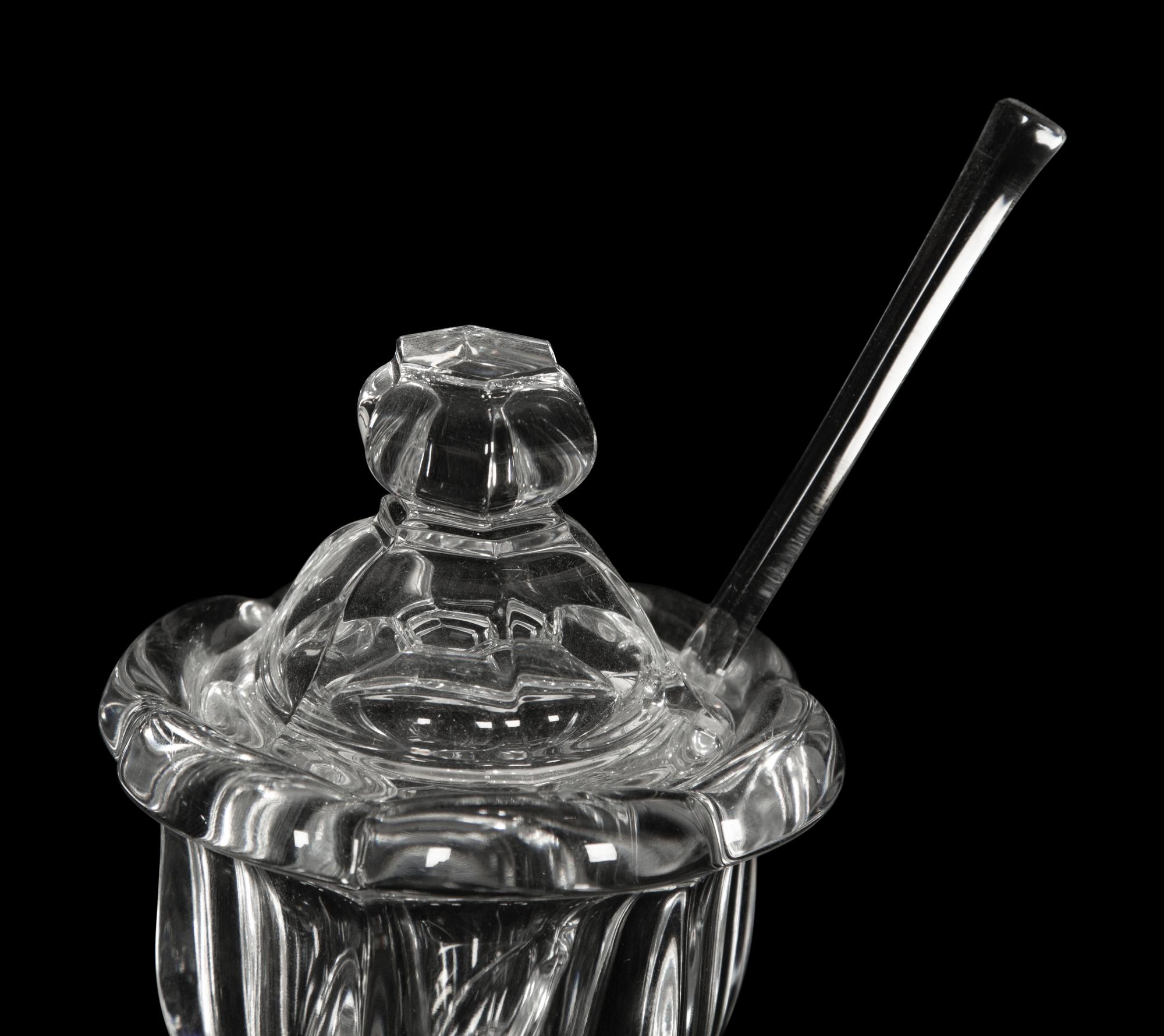 Two Baccarat Glass Table Articles