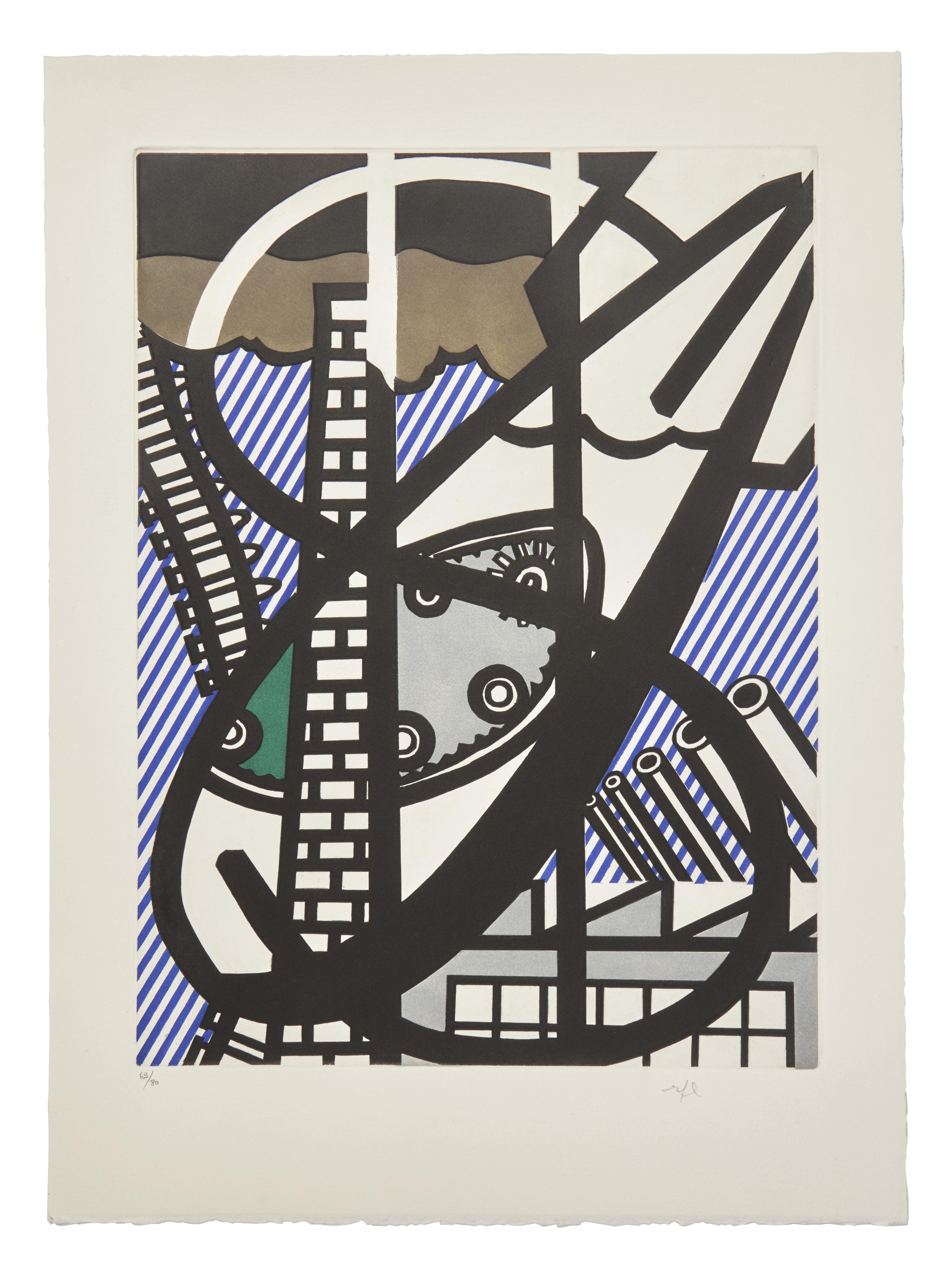 La Nouvelle Chute de l'Amérique (the complete portfolio of ten with text by Allen Ginsberg and portfolio case), 1992