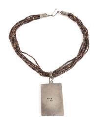 Southwestern Multi-strand and Sterling Silver Necklace