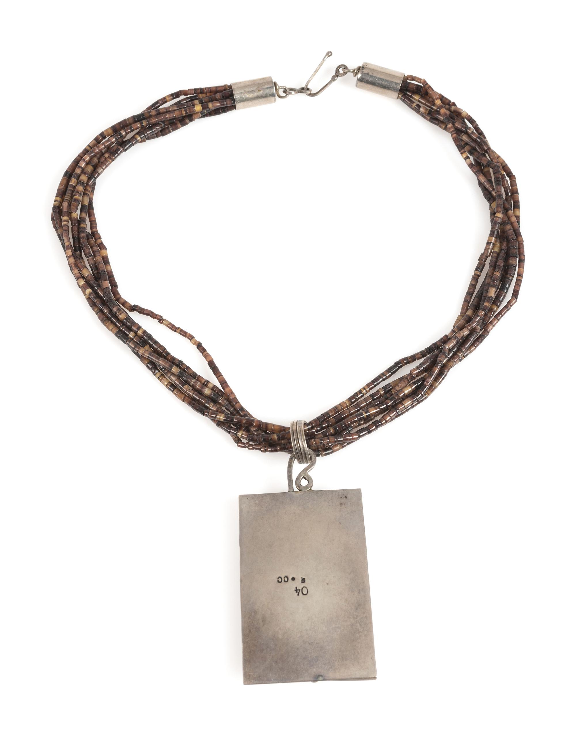Southwestern Multi-strand and Sterling Silver Necklace