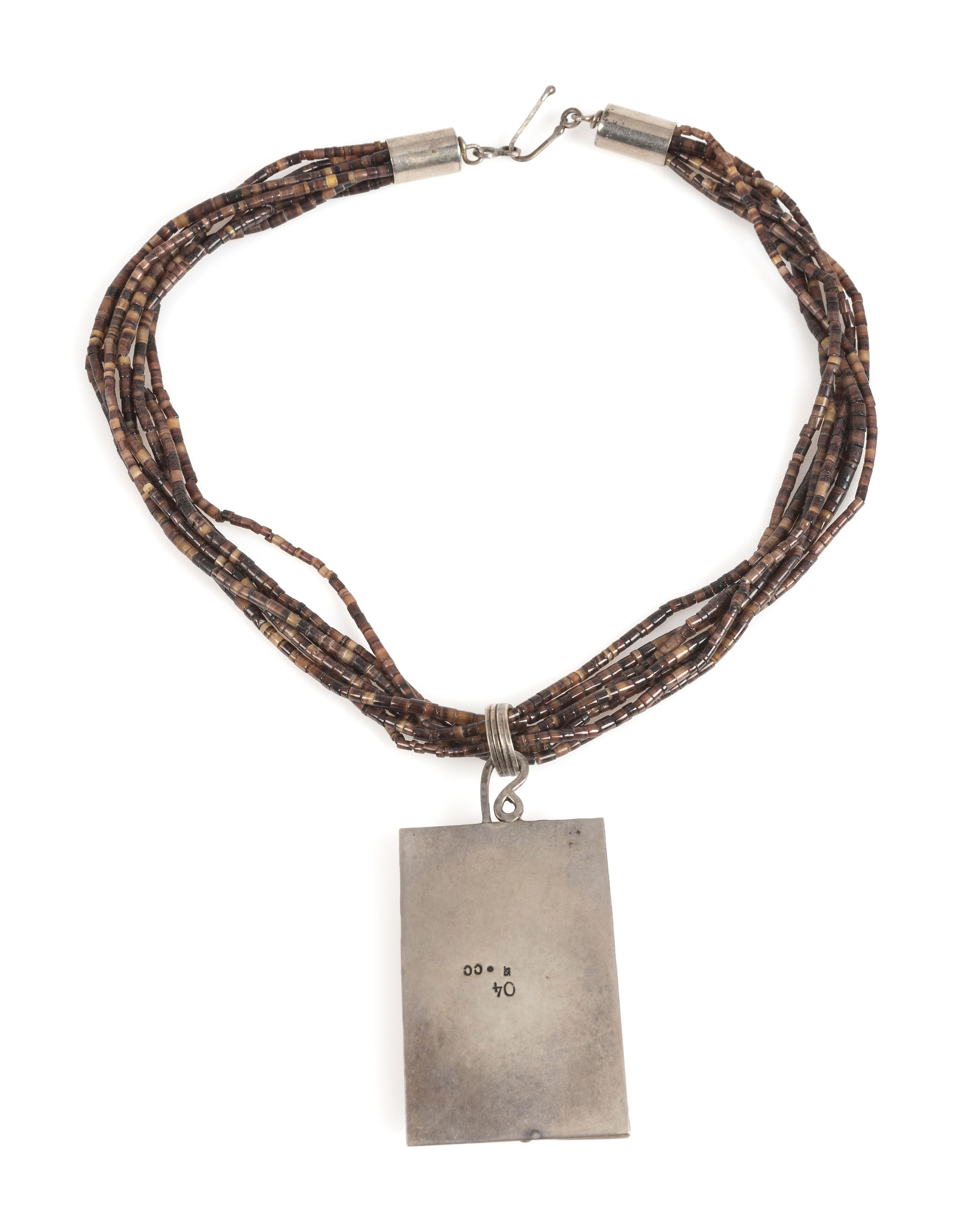Southwestern Multi-strand and Sterling Silver Necklace