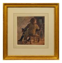 Young Girl on a Chair