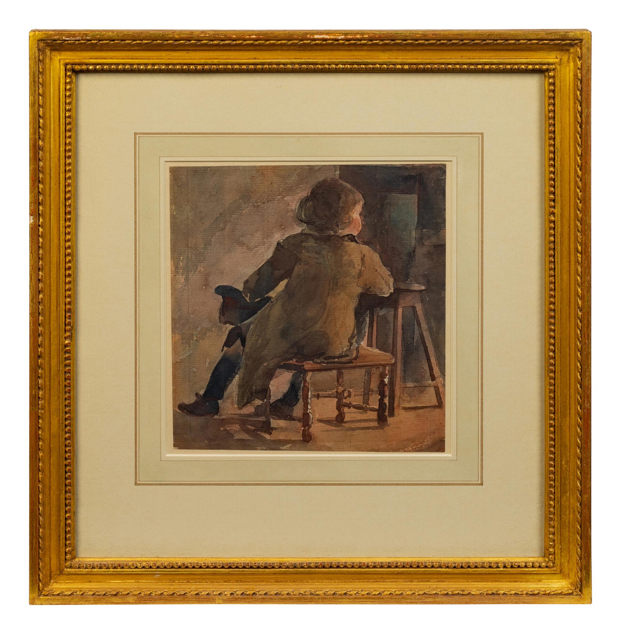 Young Girl on a Chair