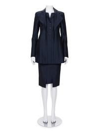 Chanel Polished Cotton Skirt Ensemble, Resort 2014