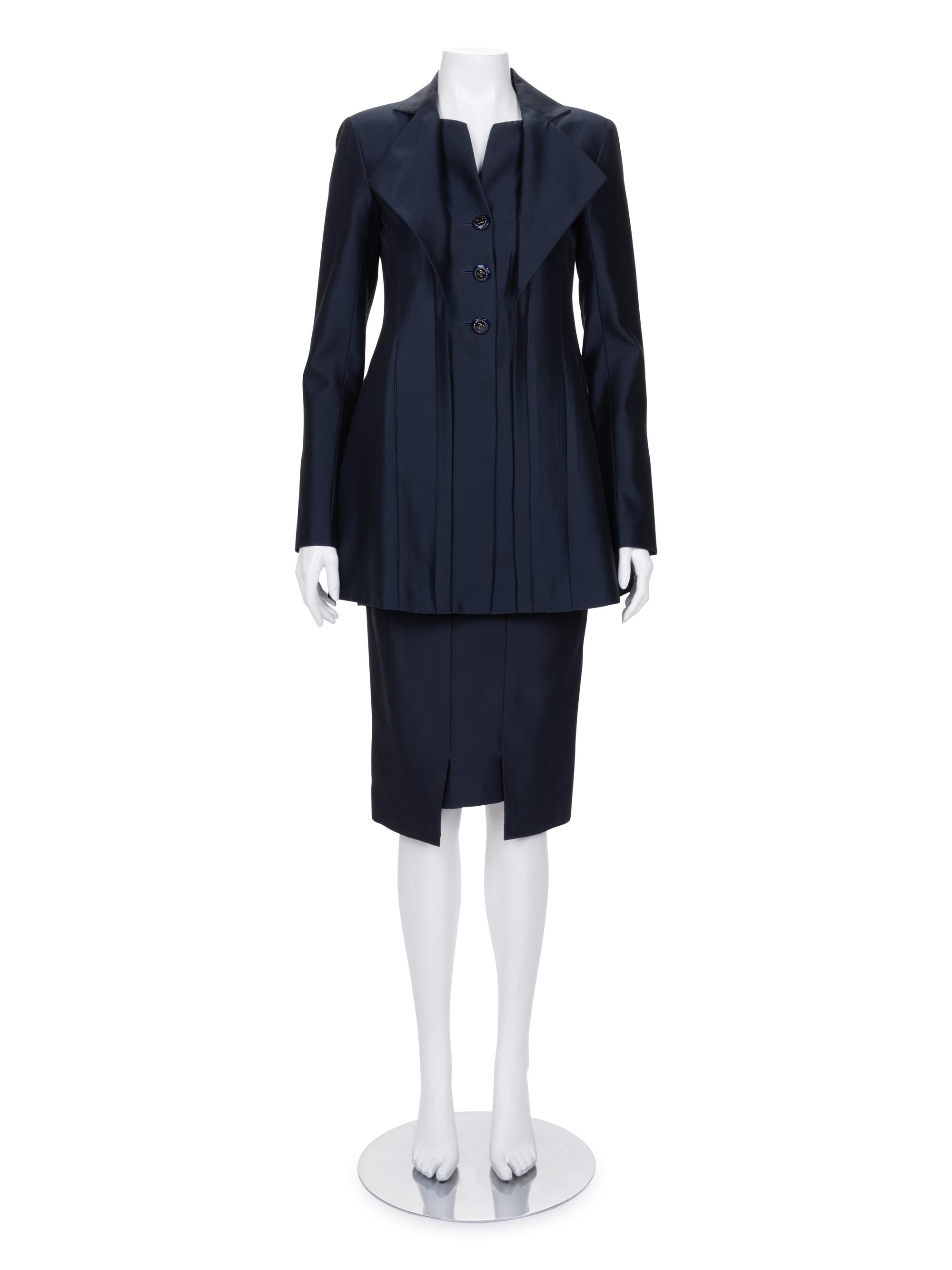 Chanel Polished Cotton Skirt Ensemble, Resort 2014