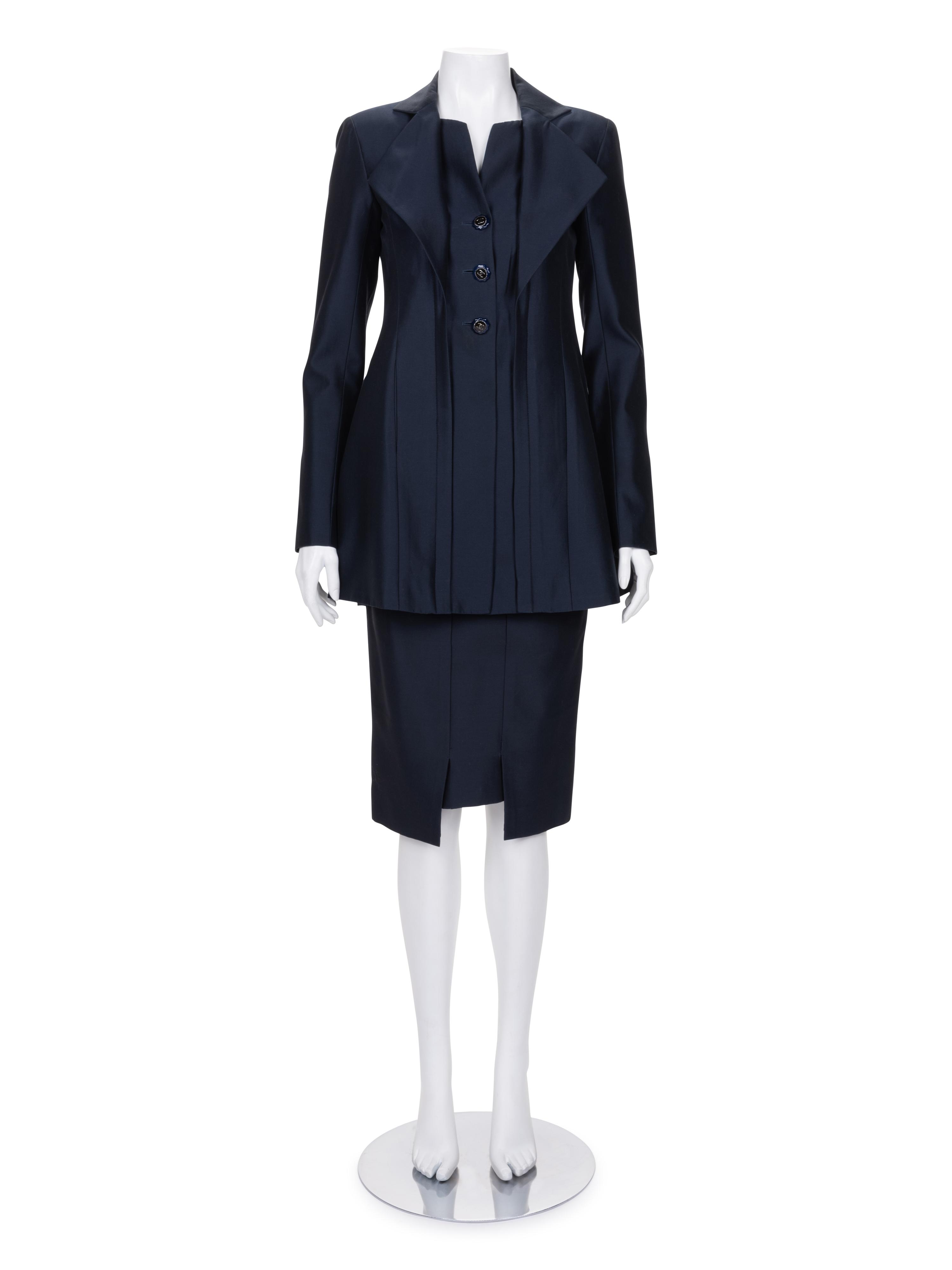 Chanel Polished Cotton Skirt Ensemble, Resort 2014