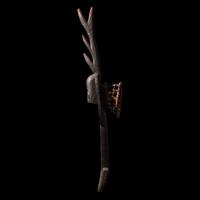 An Ijaw Carved Wood Water-Spirit Dance Headdress