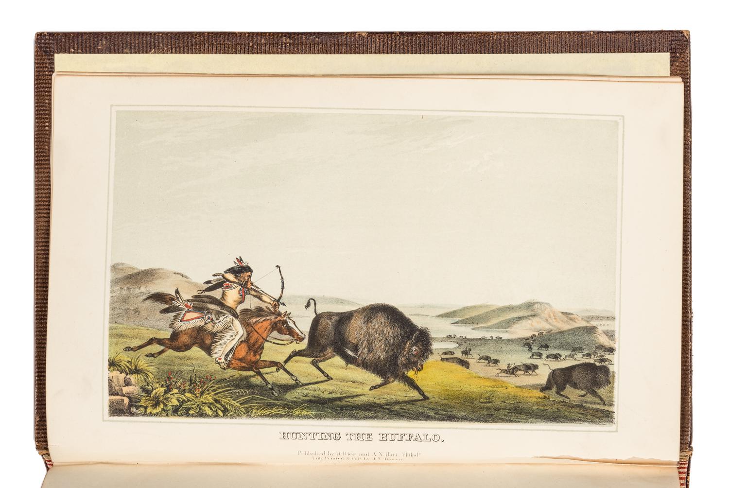 MCKENNEY, Thomas Loraine (1785-1859) and HALL, James (1793-1868). History of the Indian Tribes of North America... Philadelphia: D. Rice & A.N. Hart, 1858.