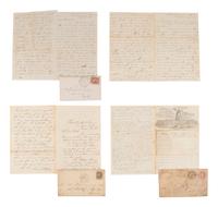 [CIVIL WAR]. A group of 10 war-date letters, including 8 soldier's letters.