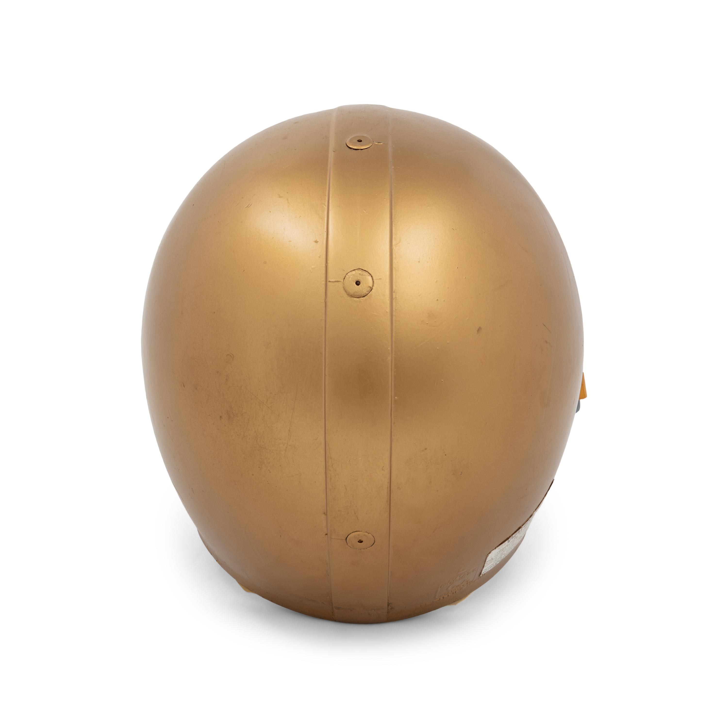 An Original Notre Dame Fighting Irish Game Used Football Helmet