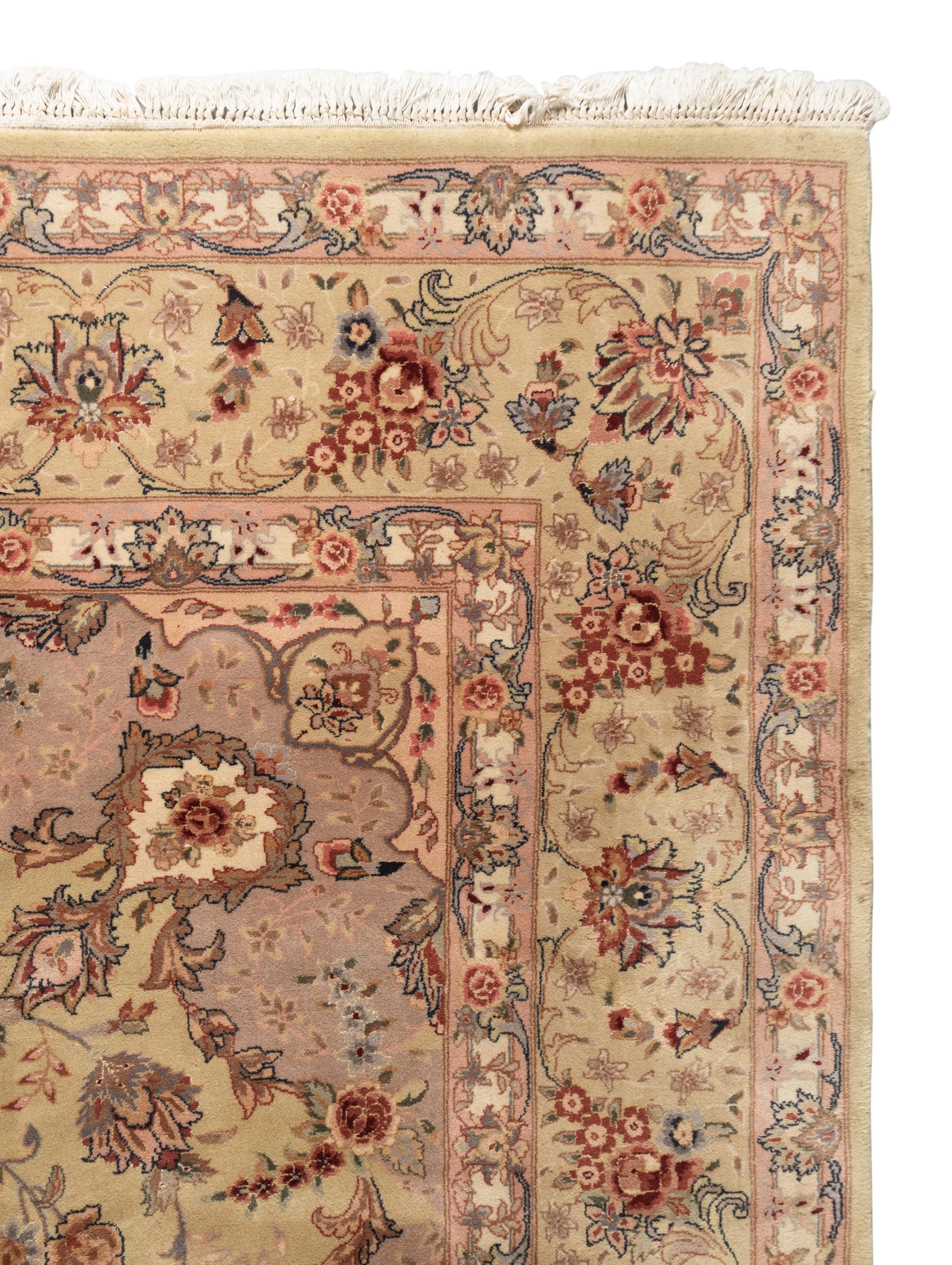 A Tabriz-Design Wool Rug