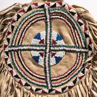 Apache Beaded Hide Bag