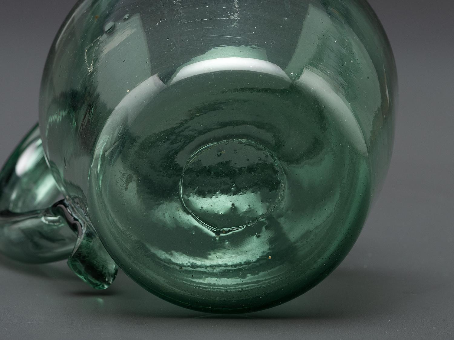 A New York Glass Pitcher in Green