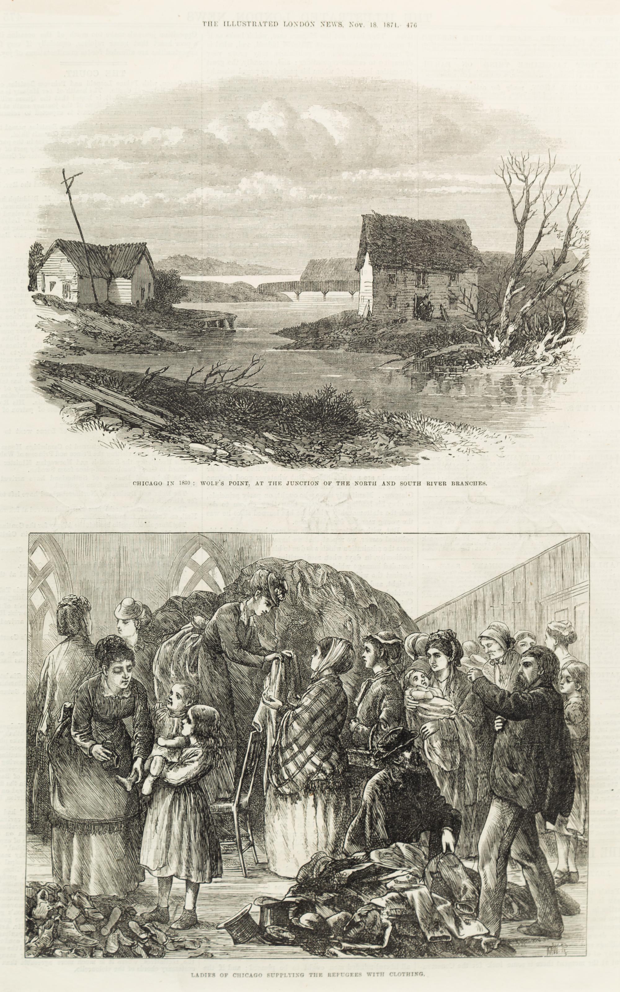 [HARPER'S WEEKLY]. A group of approximately 20 Harper's Weekly steel engravings.