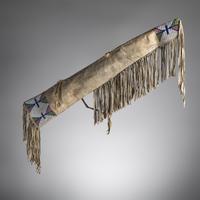 Sioux Beaded Hide Rifle Scabbard