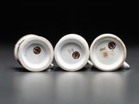 Three Porcelain Occupational Shaving Mugs