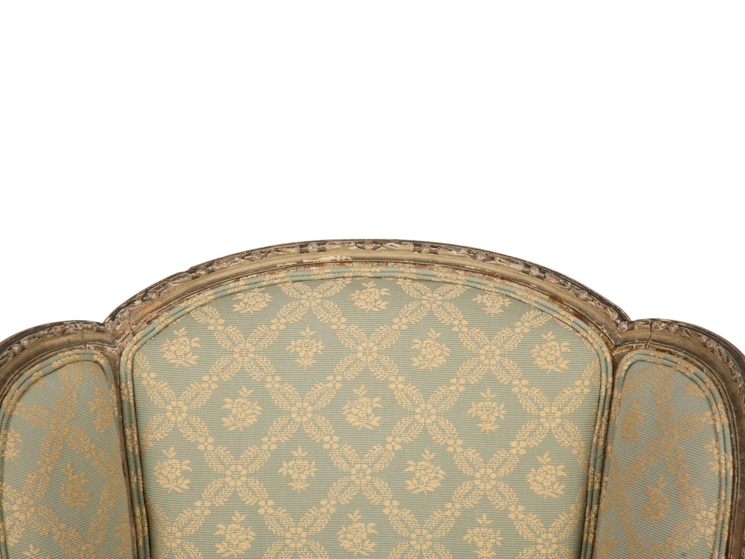 A Louis XVI Style Painted Bergère