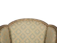 A Louis XVI Style Painted Bergère
