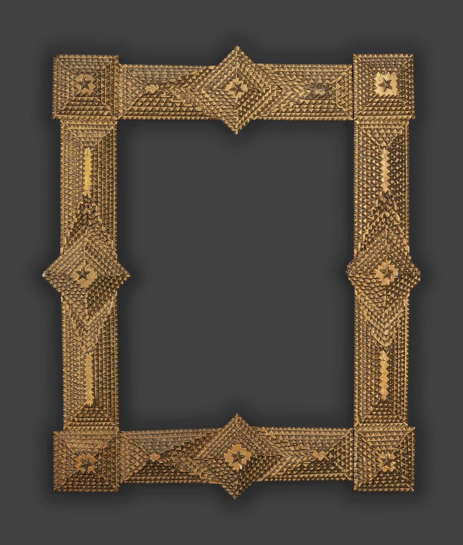Five Tramp Art Frames