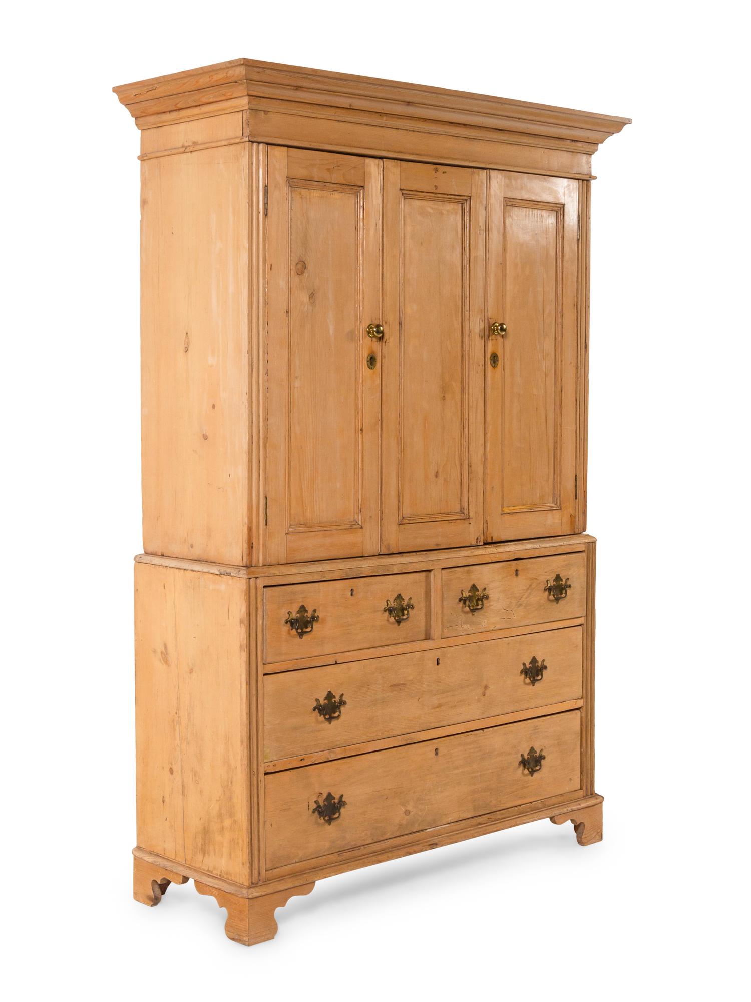 An English Pine Cabinet