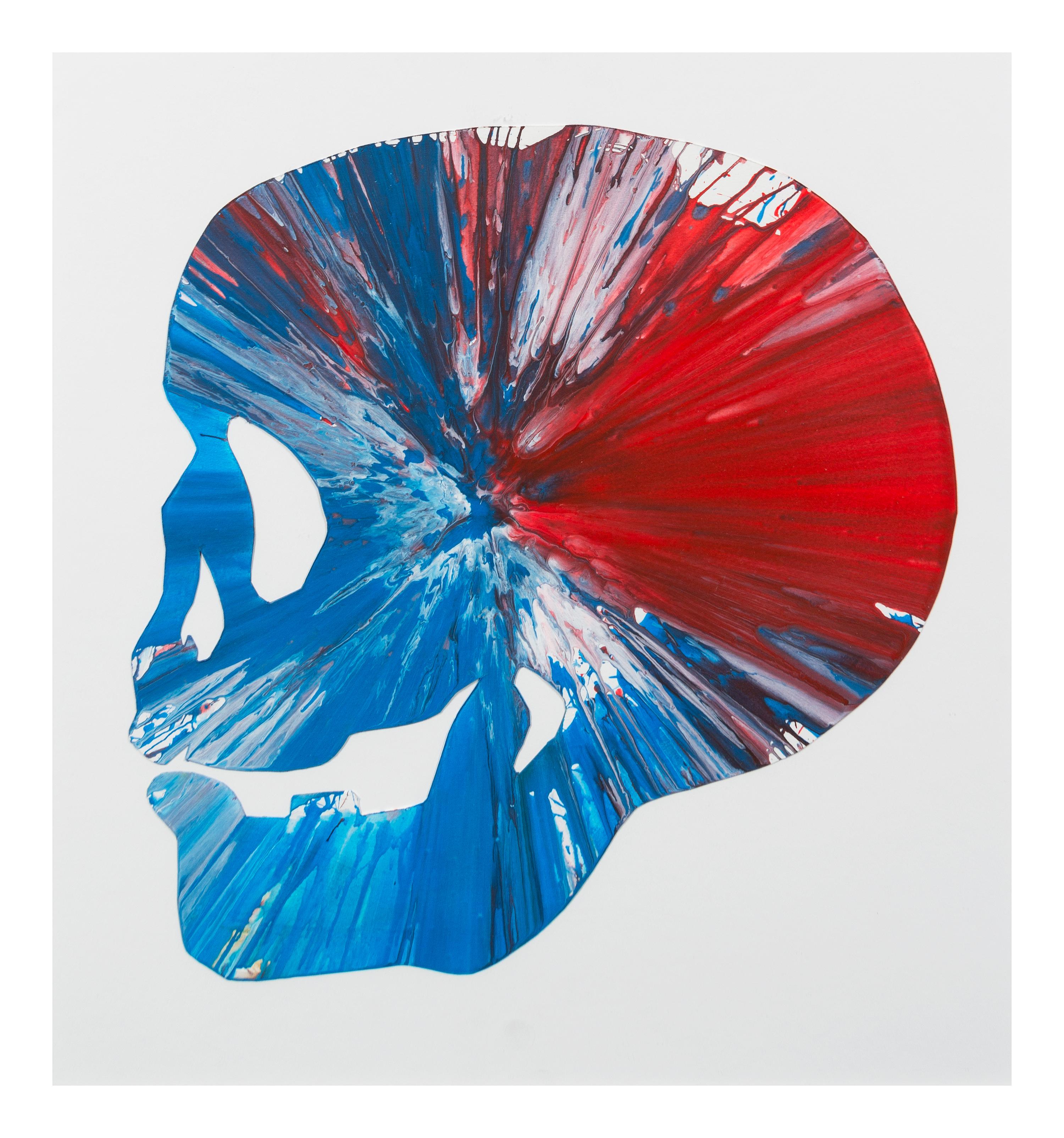 Damien Hirst, (British, b. 1965), Skull Spin Painting