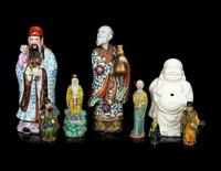 Eight Chinese Porcelain Figures