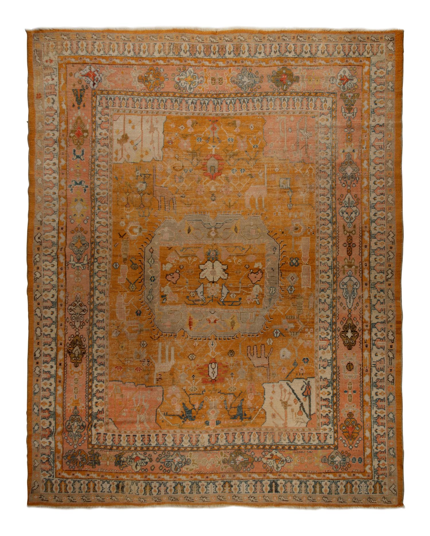 An Oushak Wool Rug