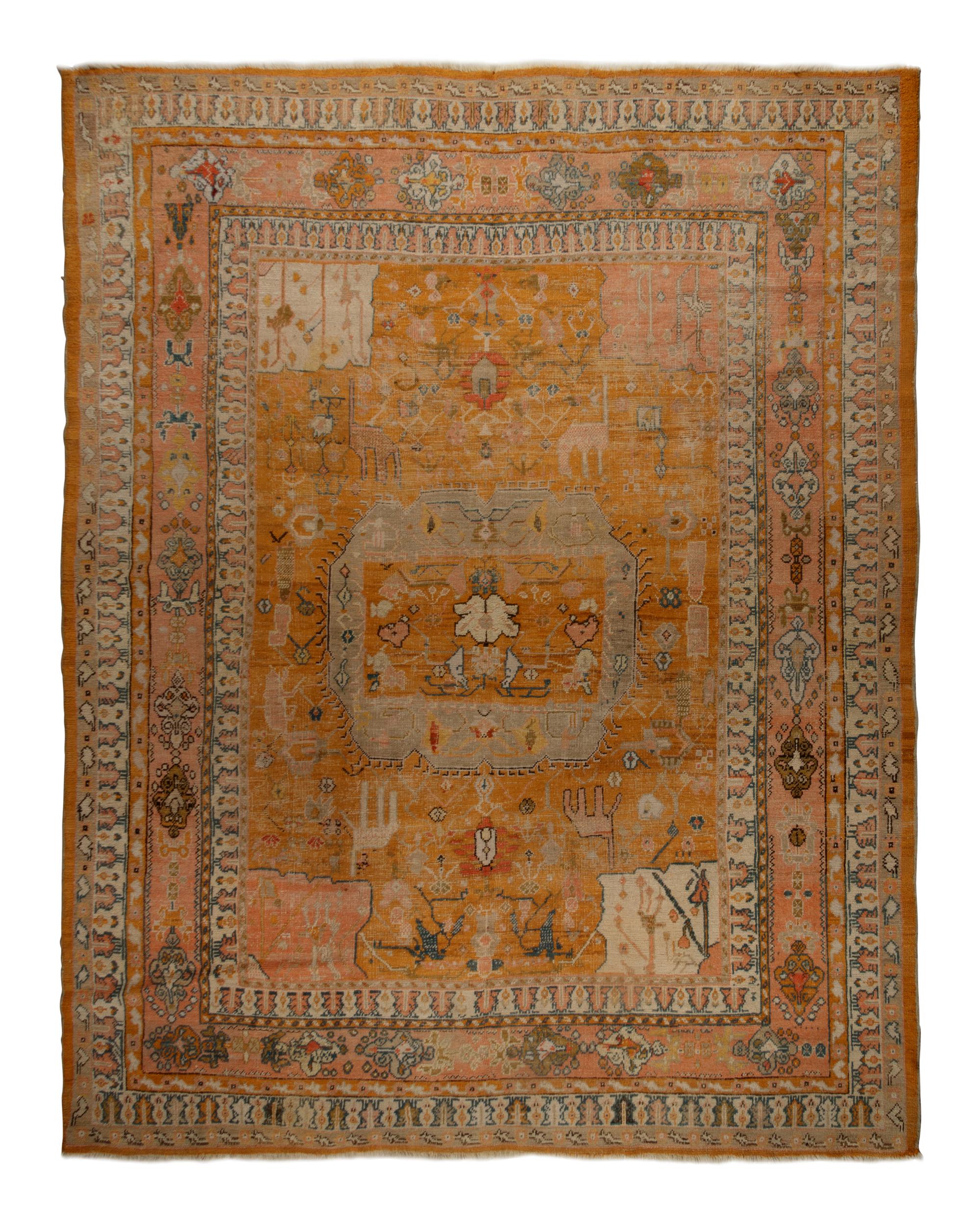 An Oushak Wool Rug
