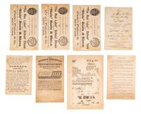 [ADVERTISING]. A collection of 193 trade cards featuring African American subjects. Late 19th-early 20th century.
