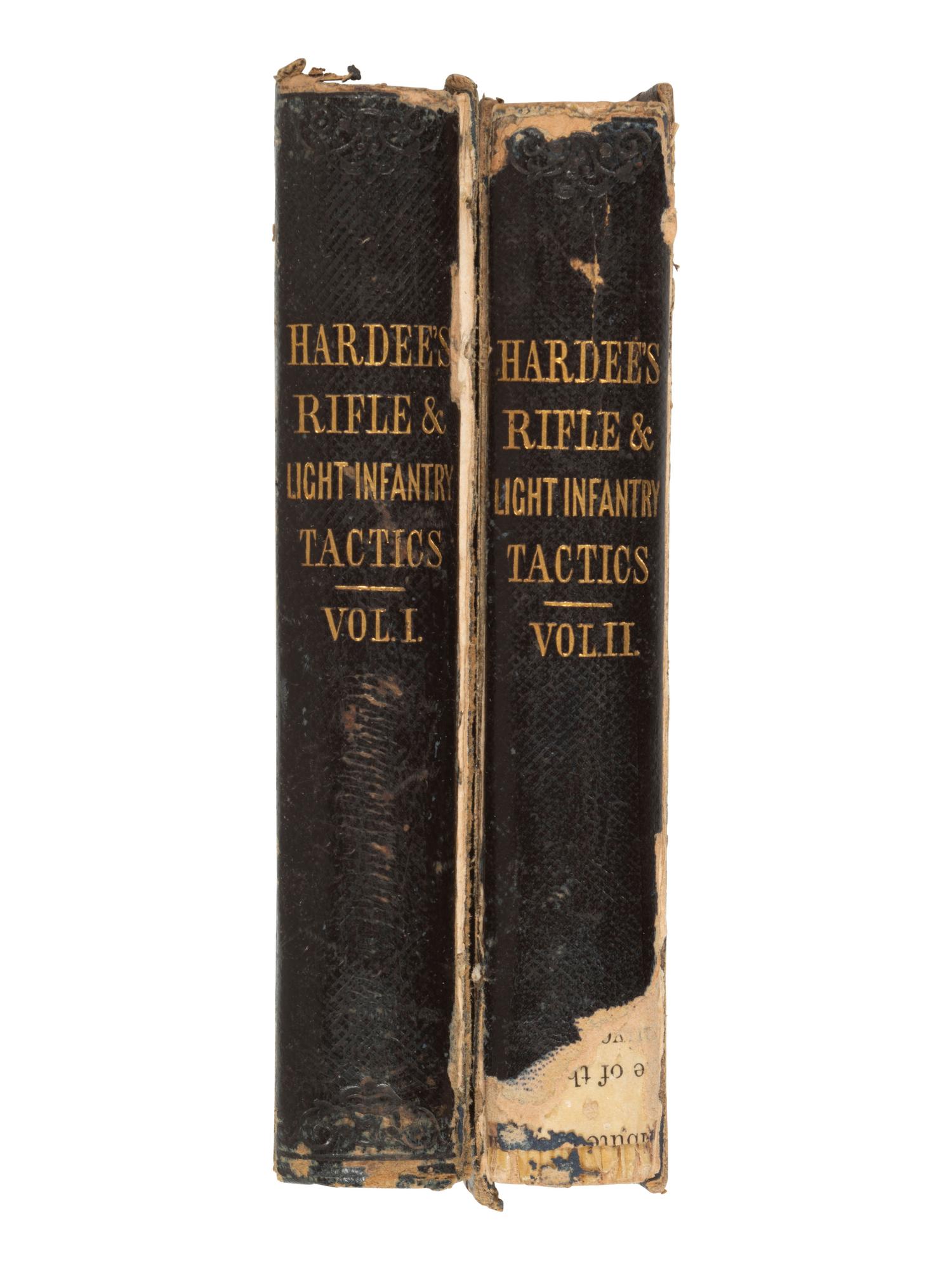 [CIVIL WAR]. Capt. Adam Schuh, 99th PA Volunteers. 3 volumes incl. Hardee's Rifle & Light Infantry Tactics.