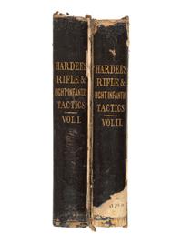 [CIVIL WAR]. Capt. Adam Schuh, 99th PA Volunteers. 3 volumes incl. Hardee's Rifle & Light Infantry Tactics.