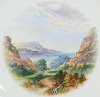A Set of Six English Porcelain Dessert Plates