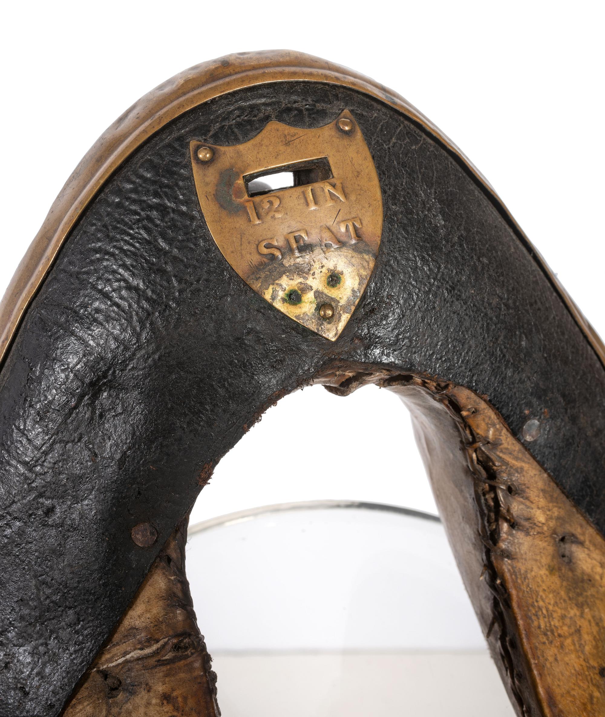 [CIVIL WAR]. Officer’s McClellan Saddle. 1859.