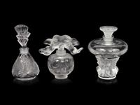 Three Lalique Perfume Bottles