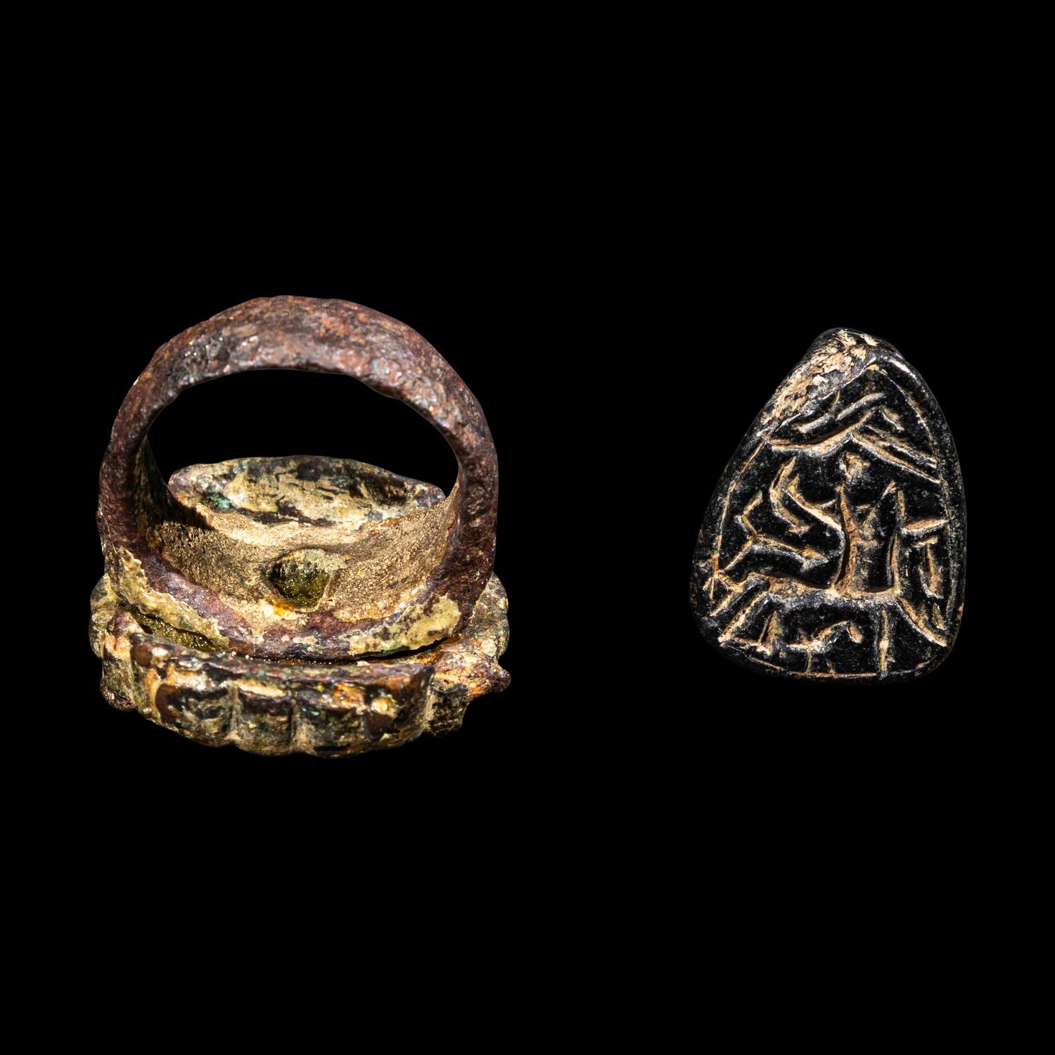 A Group of Three Ancient Style Decorative Articles