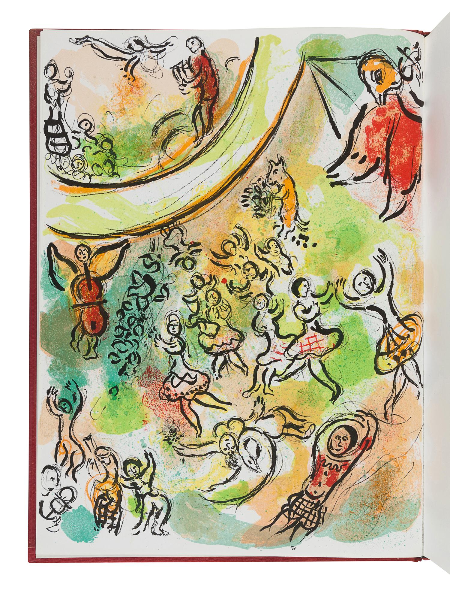 CHAGALL, Marc (1887-1995). -- LASSAIGNE, Jacques. Mark Chagall: The Ceilings of the Paris Opera. Brenda Gilchrist, translator. New York, Washington, London: Frederick A. Praeger, Publishers, 1966.