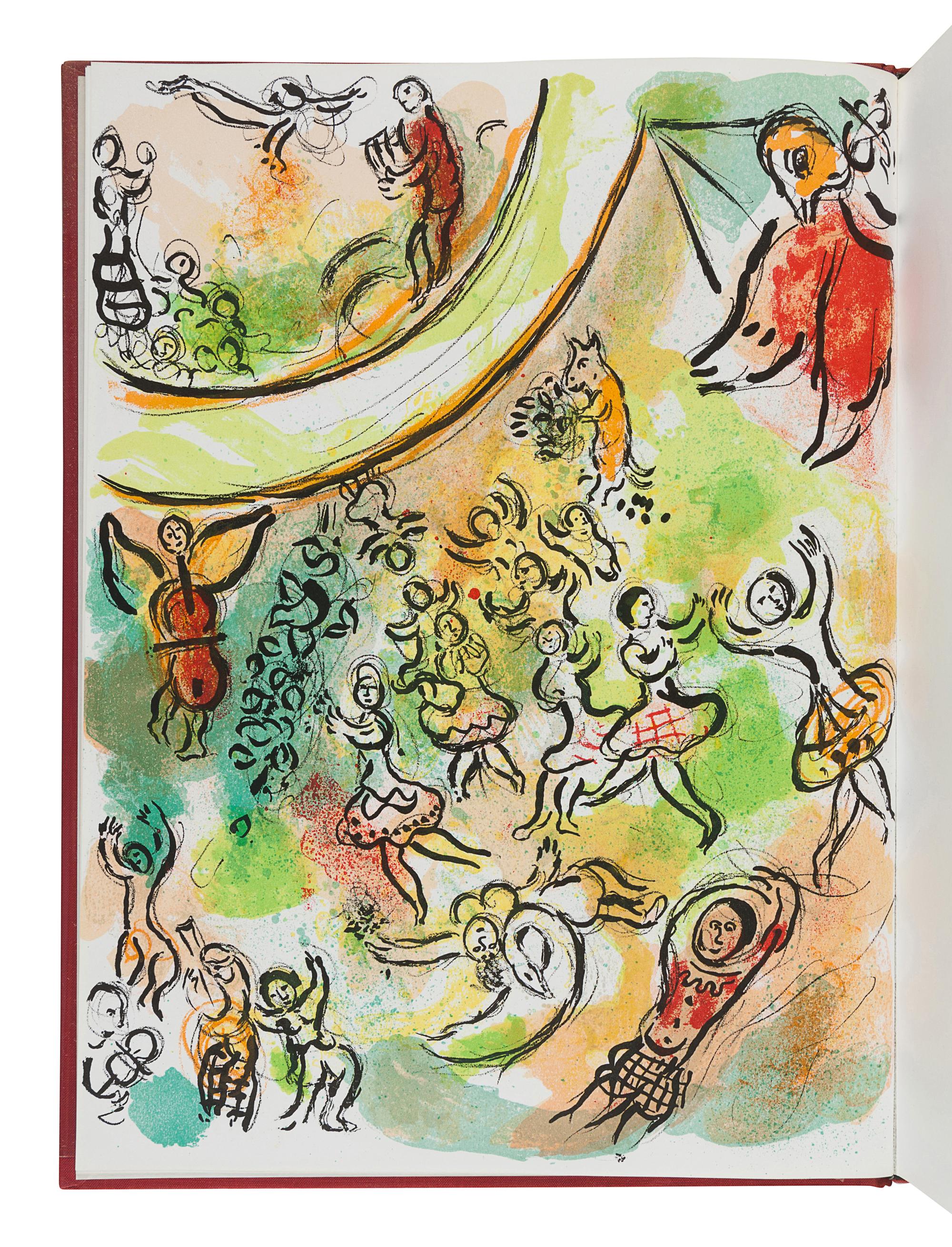 CHAGALL, Marc (1887-1995). -- LASSAIGNE, Jacques. Mark Chagall: The Ceilings of the Paris Opera. Brenda Gilchrist, translator. New York, Washington, London: Frederick A. Praeger, Publishers, 1966.