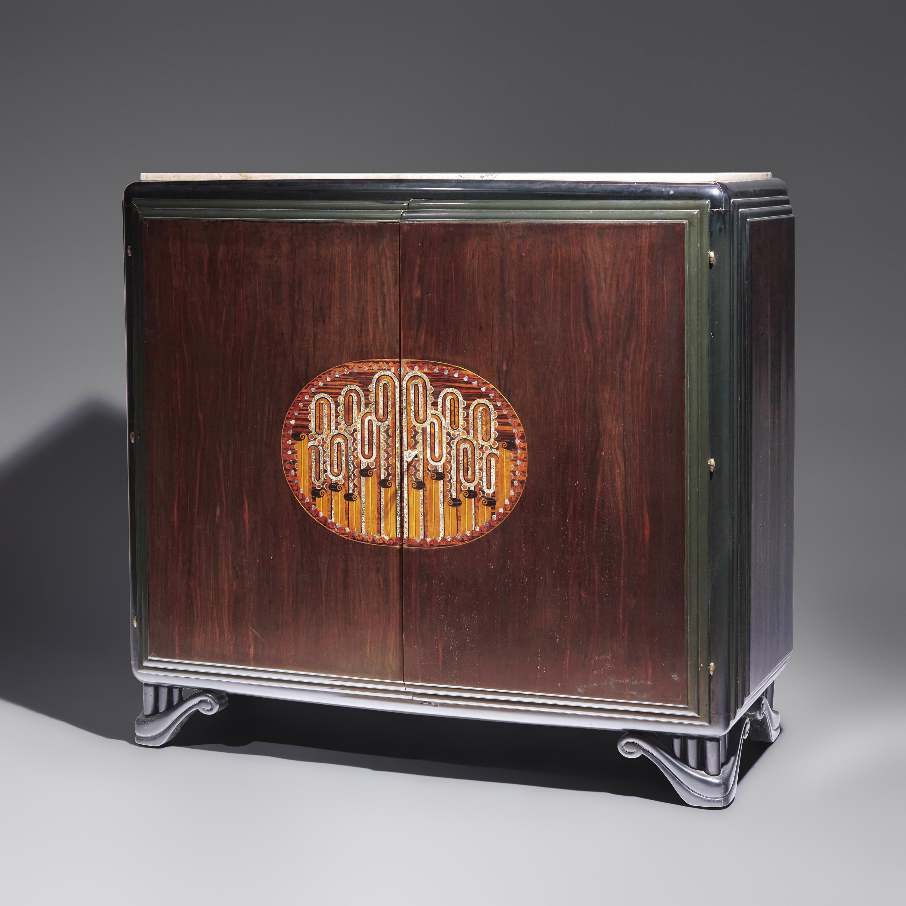 Maurice Dufrêne (French, 1876-1955) — French Art Deco Buddha Cabinet, 1925 for La Maîtrise, Paris