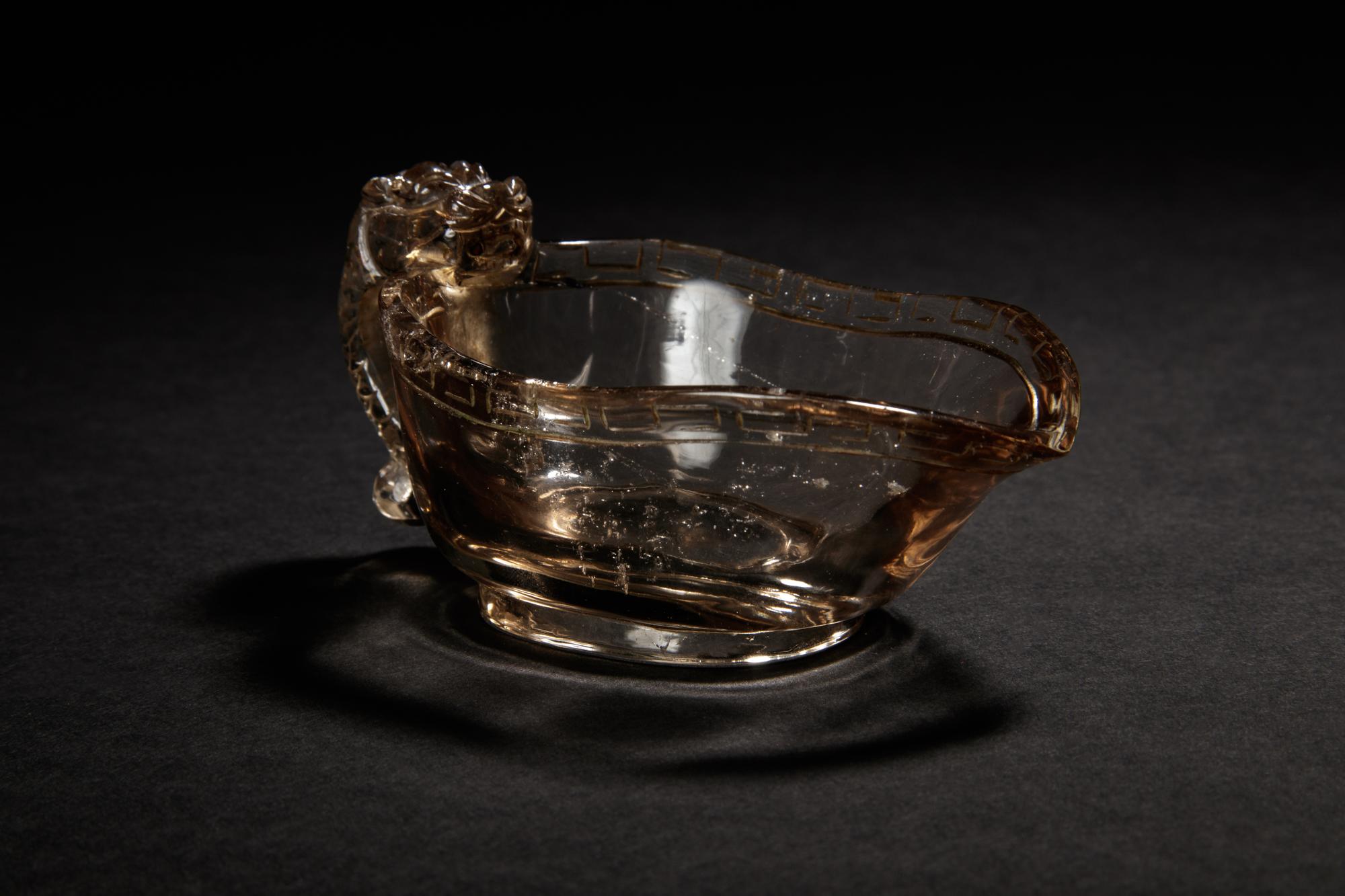 A Rock Crystal Libation Cup