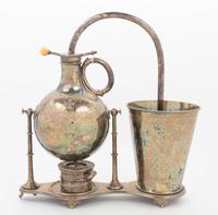 An English Silver-plate Distiller Width 13 inches. — 19TH/20TH CENTURY