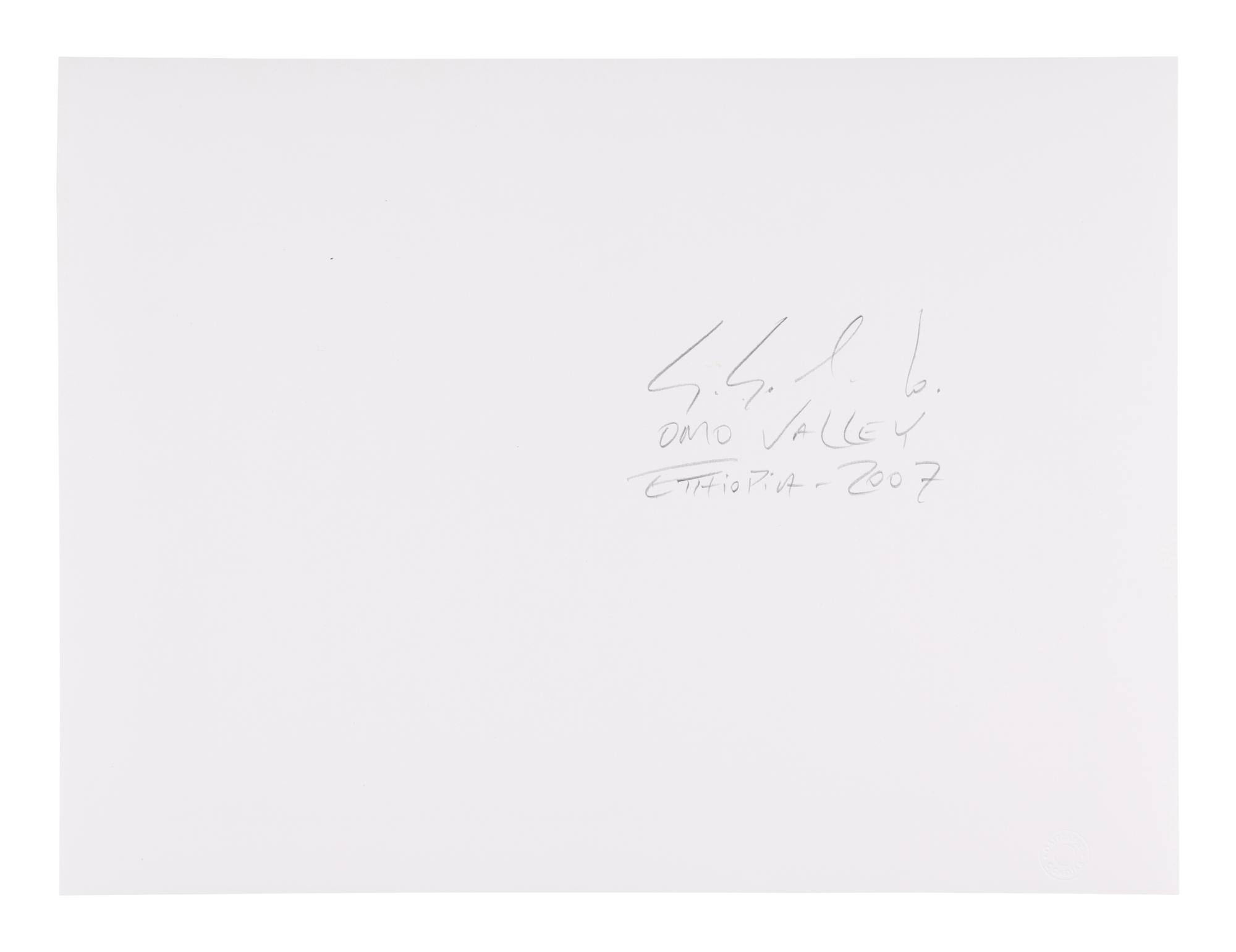 Genesis: Art Edition, Taschen, Paris 2013 (SUMO in two volumes together with booklet, varnished cherry wood lectern designed by Tadao Ando, and signed gelatin silver print Two Mursi Women, Omo Valley, Ethiopia )