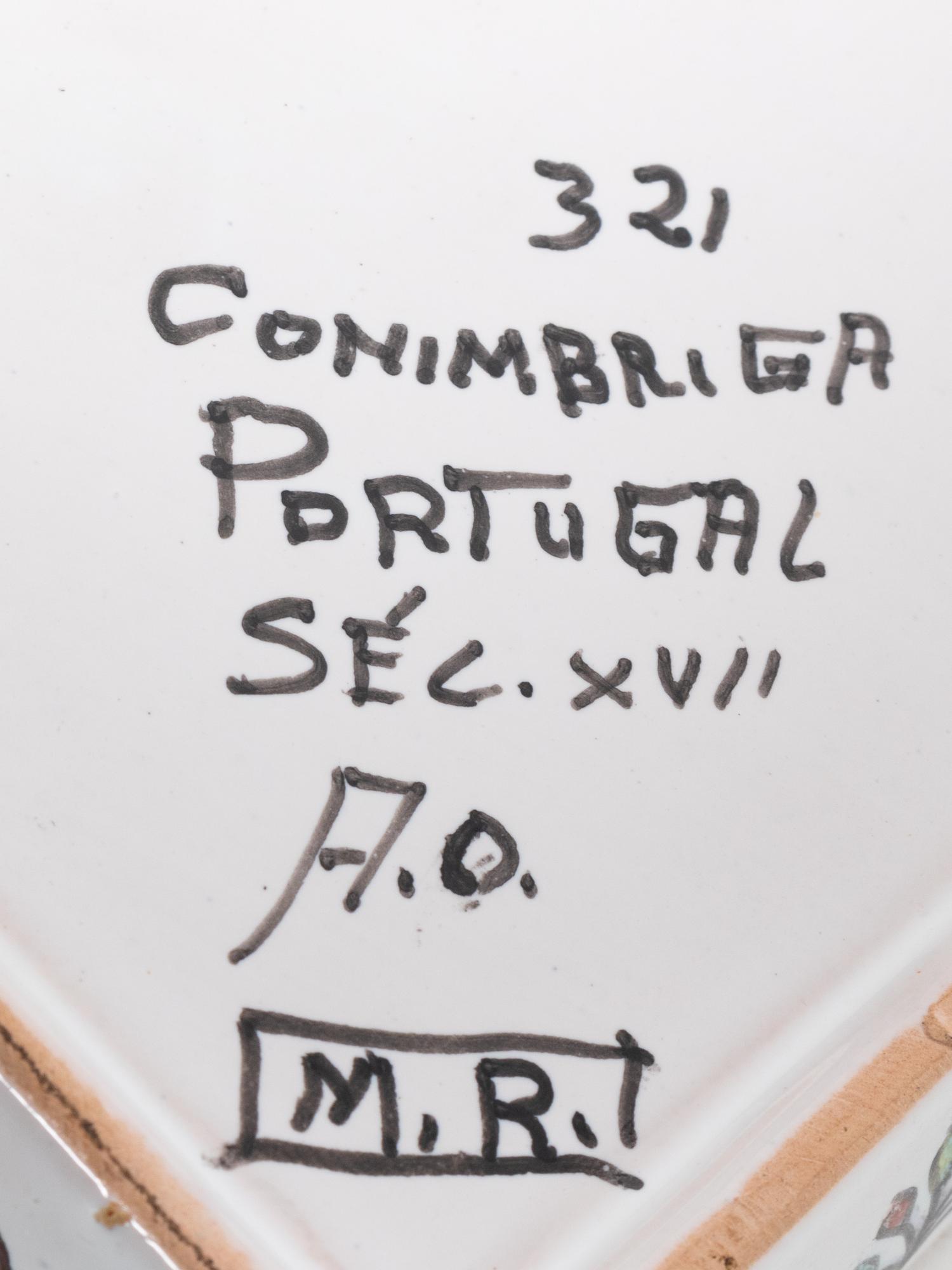 A Group of Hand-Painted Portuguese Pottery Articles