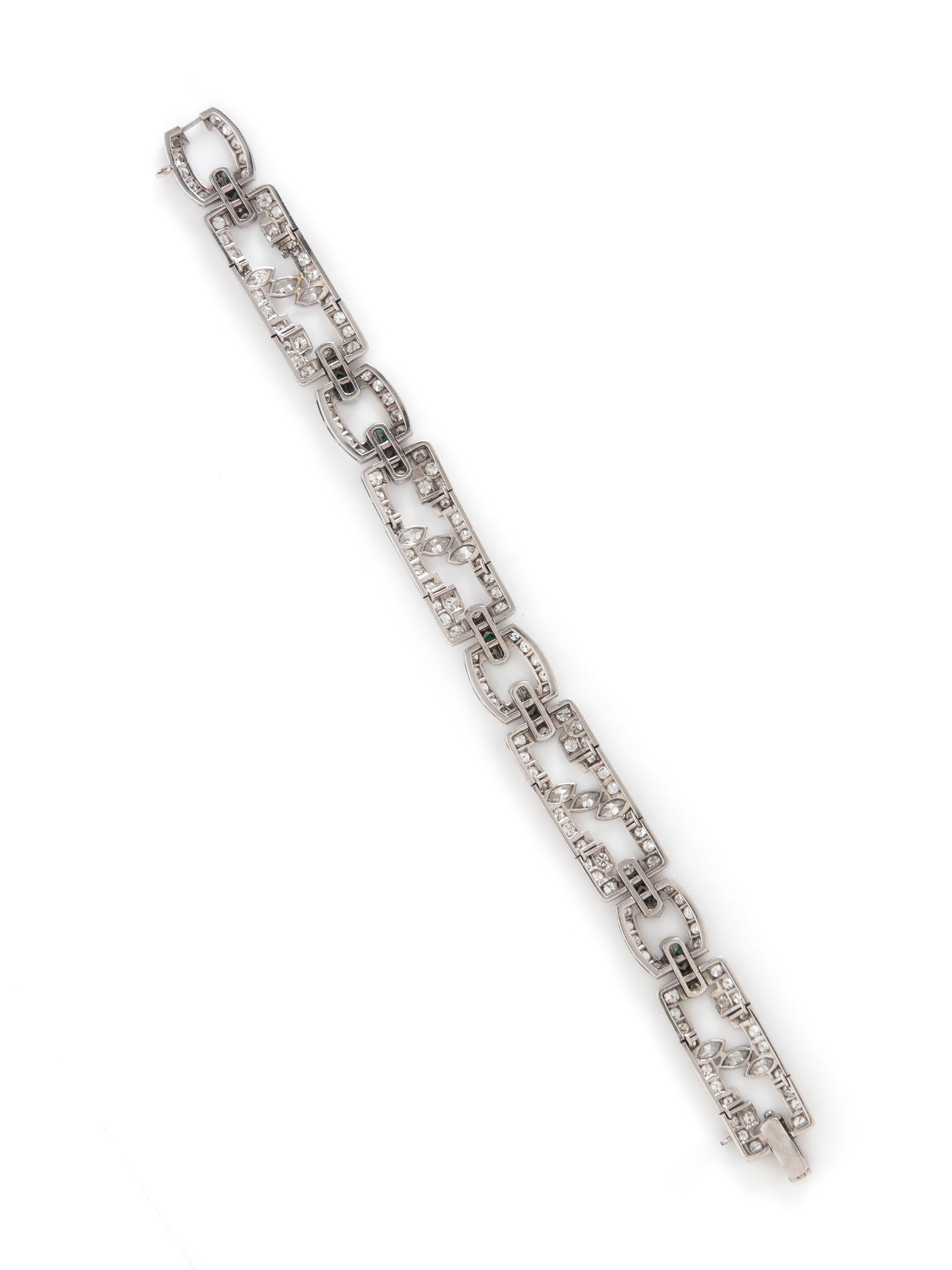 ART DECO, DIAMOND BRACELET