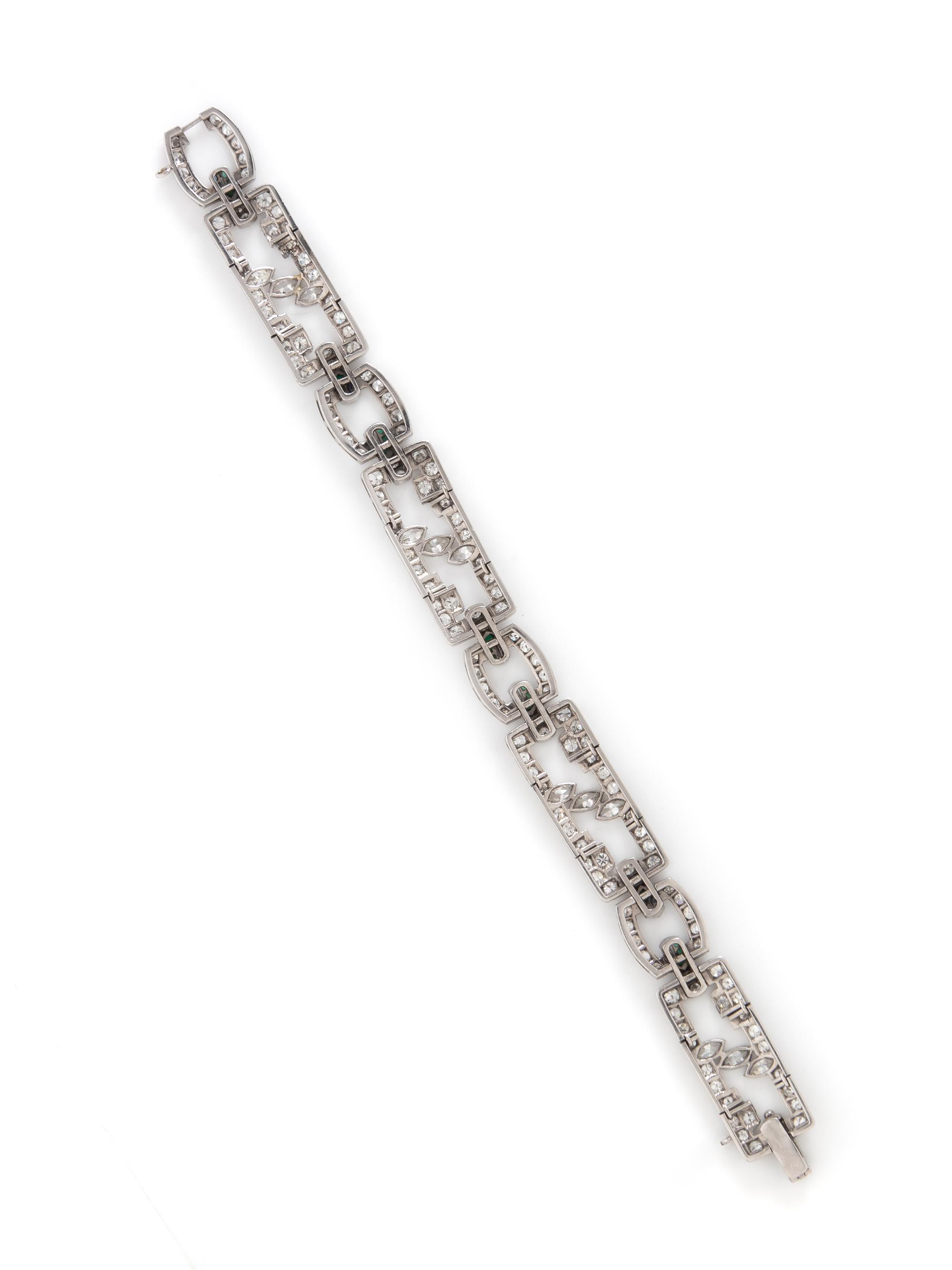 ART DECO, DIAMOND BRACELET