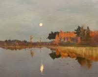 After Isaac Levitan (Russian, 1860-1900)